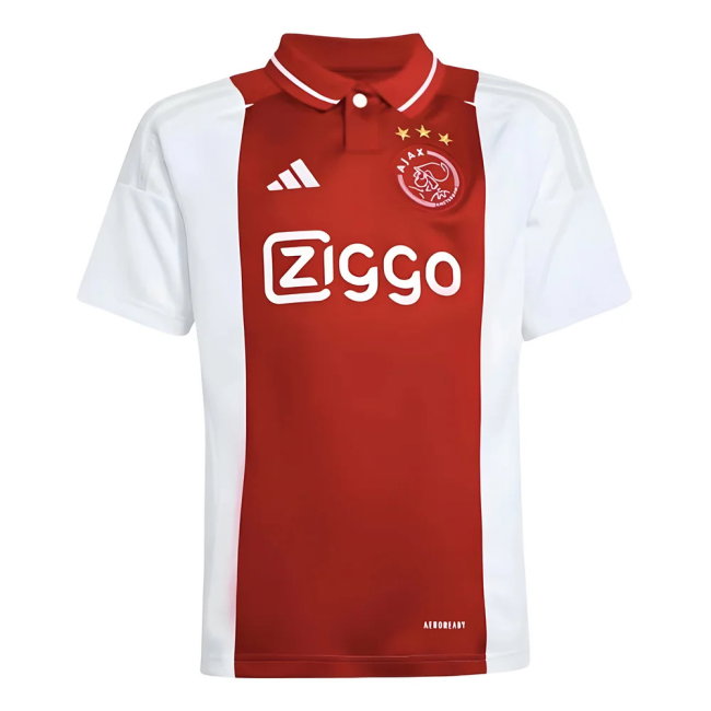 2024-2025 Ajax Home Shirt (Kids) (Godts 11)-SoccerKits Hub | Buy Soccer Jerseys Online